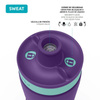 Quokka Sweat - Bidon de sport 680 ml (Aqua Violet)