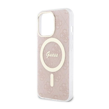 Guess 4G MagSafe - Étui pour iPhone 13 Pro (rose)