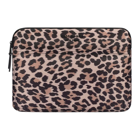 Kate Spade New York Puffer Sleeve - obal na MacBook Pro 14" / Notebook 14" (klasický leopardí)