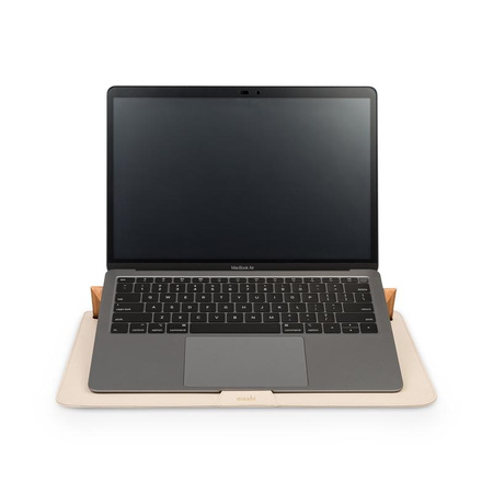 Moshi Muse 13" 3 v 1 Slim - kryt na MacBook Pro 13" / MacBook Air 13" (bílý s mořskou mušlí)