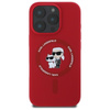 Karl Lagerfeld Silicone Karl & Choupette Ring MagSafe - iPhone 16 Pro Case (rouge)