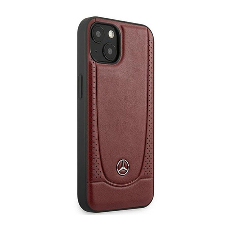 Mercedes Leather Urban Line - Étui pour iPhone 14 Plus (rouge)