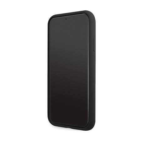 Karl Lagerfeld Silicone Signature - pouzdro pro iPhone 11 (černé)