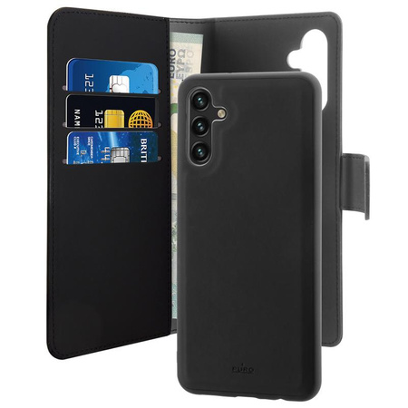 PURO Wallet Detachable - 2-in-1 Case Samsung Galaxy A13 5G (noir)