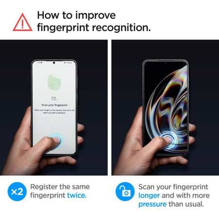 Spigen Glas.TR EZ Fit - gehärtetes Glas 2 Stück für Samsung Galaxy S23 (Transparent)