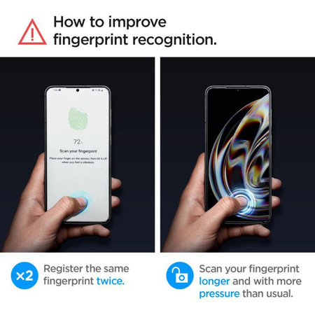 Spigen Glas.TR EZ Fit - Szkło hartowane 2 szt. do Samsung Galaxy S23 (Przezroczysty)