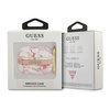 Courroie Guess Marble - Étui Airpods Pro (rose)