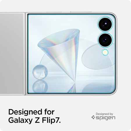 Spigen GLAS.TR EZ Fit HD - Edzett üveg Samsung Galaxy Z Flip 7 készülékhez