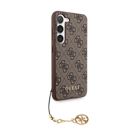 Guess 4G Charms Collection - Samsung Galaxy A35 5G tok (barna)