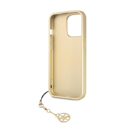 Guess 4G Charms Collection - Coque pour iPhone 14 Pro Max (gris)