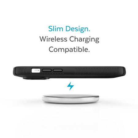 Speck Presidio2 Grip - Antypoślizgowe etui iPhone 14 Pro (Black / Black / White)