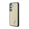 Guess Rhinestone Triangle - Etui Samsung Galaxy S24+ (Or)