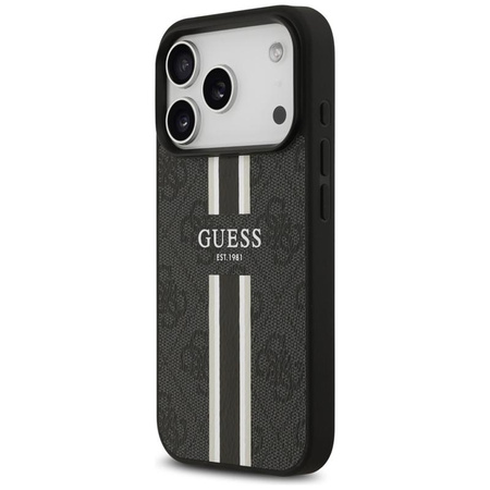 Guess 4G Printed Stripes MagSafe - iPhone 17 Pro Case (black)