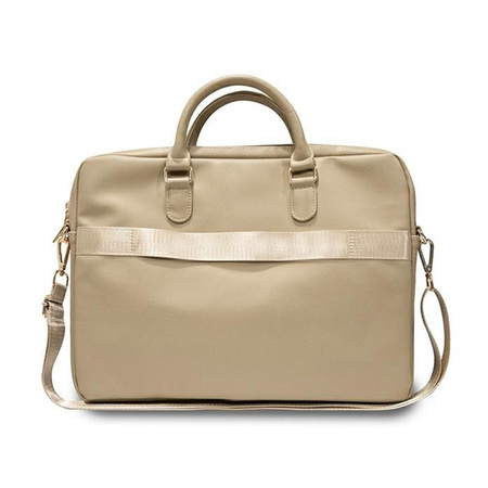Guess Triangle 4G Computer Bag - Brašna na notebook 15" / 16" (zlaté)