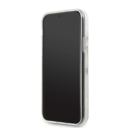 Karl Lagerfeld Glitter Glowdark Iconic - Coque iPhone 11