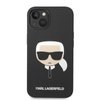 Karl Lagerfeld Silicone Iconique Karl`s Head MagSafe - iPhone 14 Case (noir)