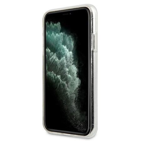 Karl Lagerfeld Choupette Head Glitter - Coque iPhone 11 (argent)