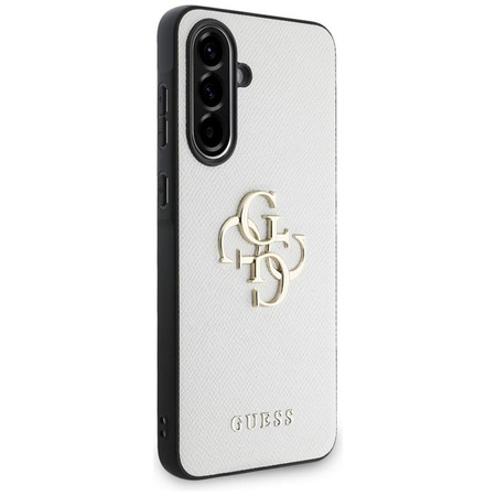 Guess Genarbtes Großes 4G Logo Kleines Klassisches Logo - Tasche für Samsung Galaxy A56 5G (beige)