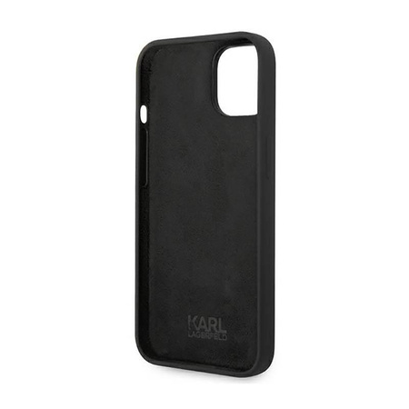 Karl Lagerfeld Silicone Iconic Karl`s Head - iPhone 14 Case (black)