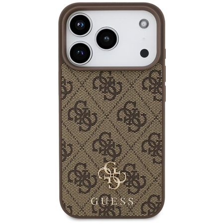 ETUI MAGSAFE GUESS DO IPHONE 17 PRO BRĄZOWE CASE MAGNETYCZNE ELEGANCKIE