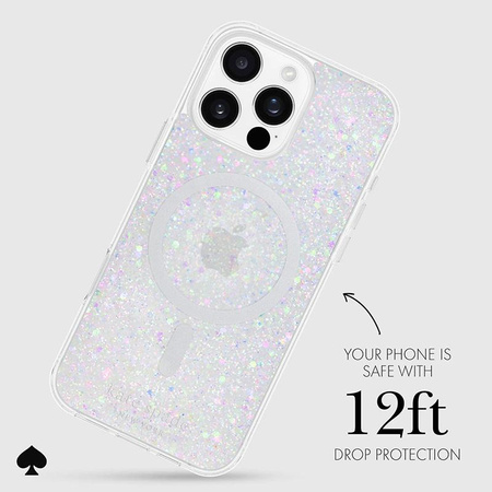 Kate Spade New York Protective MagSafe - Pouzdro pro iPhone 16 Pro Max (Chunky Glitter)