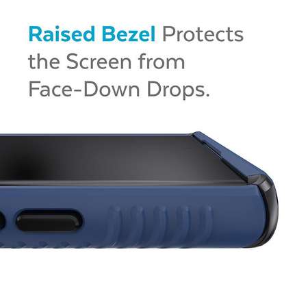 Speck Presidio2 Grip - Samsung Galaxy S22 Ultra Case with MICROBAN Coating (Coastal Blue/Storm blue)