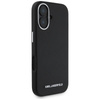 Karl Lagerfeld Saffiano Full Wrapped Elongated Metal Logo MagSafe - tok iPhone 16-hoz (fekete)