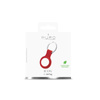 PURO ICON Case - Silikonowy brelok do Apple AirTag (czerwony)