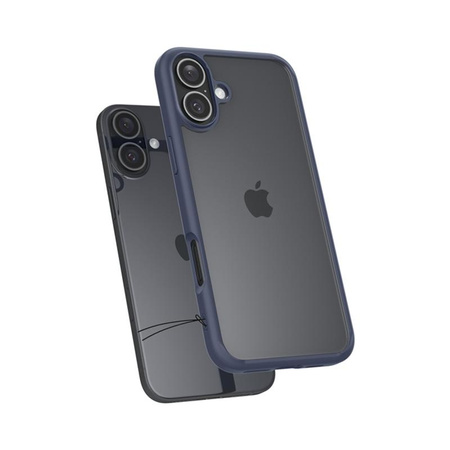 Spigen Ultra Hybrid - tok iPhone 16 készülékhez (sötétkék)