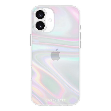 Case-Mate Soap Bubble™ MagSafe do iPhone 16 Plus – Etui z Efektem Tęczy i Wysoką Ochroną