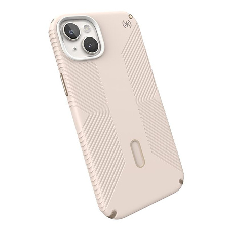 Speck Presidio2 Grip ClickLock & Magsafe - pouzdro pro iPhone 15 Plus / iPhone 14 Plus (Bělená kost / Dědičná zlatá / Lískově hnědá)