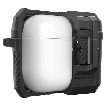Spigen Lock Fit - Robuste Hülle für Apple AirPods Pro 3 (Matt Schwarz)
