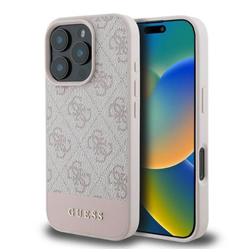 Guess 4G Bottom Stripe - iPhone 16 Pro Max Case (pink)