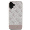 Guess 4G Bottom Stripe - Coque pour iPhone 16 Plus (rose)