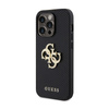 Guess Perforált 4G Glitter - iPhone 15 Pro tok (fekete)