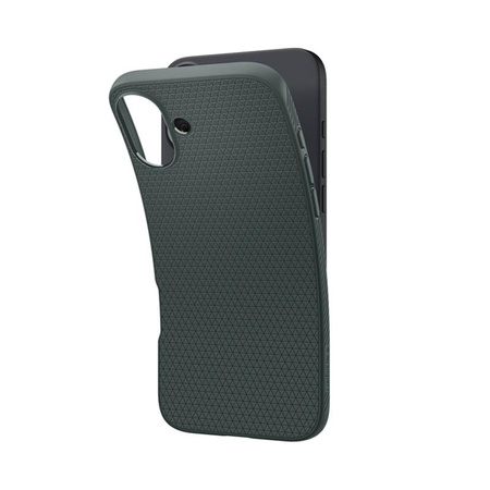 Spigen Liquid Air - tok iPhone 16 készülékhez (Abyss Green)