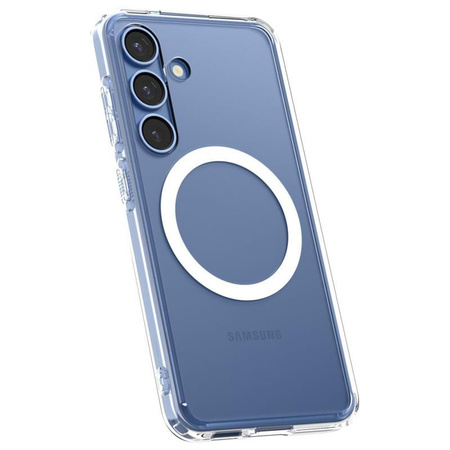 Spigen Ultra Hybrid MagSafe - pouzdro pro Samsung Galaxy S25+ (čiré / bílé)