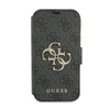 Guess Booktype 4G Big Metal Logo - pouzdro pro iPhone 13 Pro (šedé)