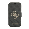 Guess Booktype 4G Big Metal Logo - iPhone 13 Pro Case (grey)