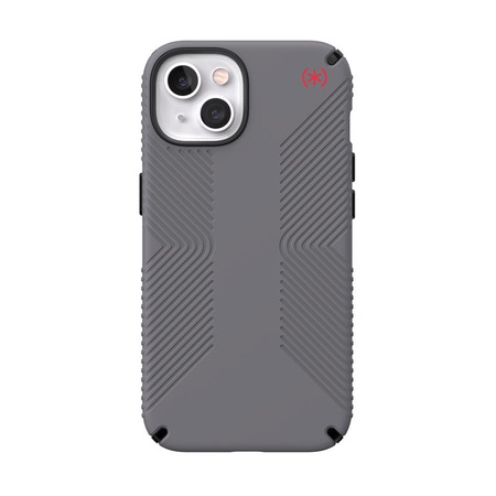 Speck Presidio2 Grip - Étui antidérapant pour iPhone 13 (Gris graphite/Noir)