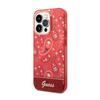 Guess Bandana Paisley - Coque iPhone 14 Pro (rouge)