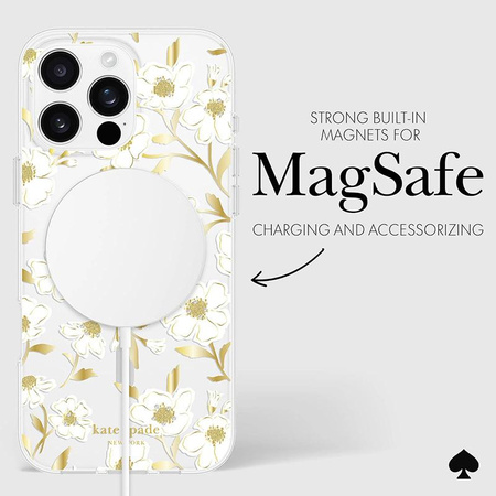 Kate Spade New York Ochranné pouzdro Gems MagSafe - iPhone 16 Pro Max (Sunshine Floral)