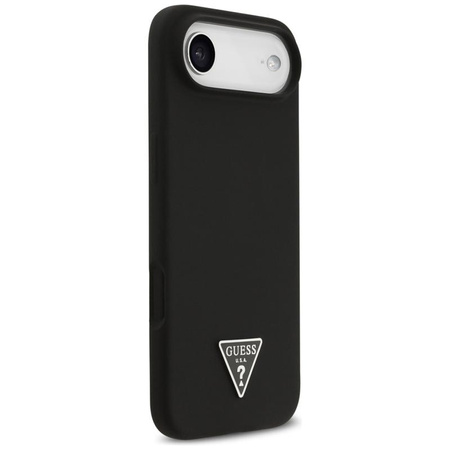 Guess Silicone Triangle Logo MagSafe - Case iPhone Air (black)