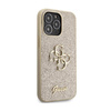 Guess Glitter Script Big 4G - iPhone 13 Pro Case (Gold)