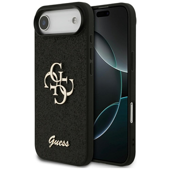 Guess Fixed Glitter Big 4G - Hülle iPhone Air (schwarz)