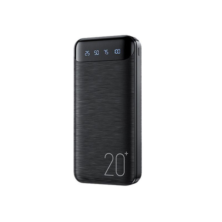 WEKOME WP-163 - Power bank 20000 mAh Super Charging 2xUSB-A LED (Black)