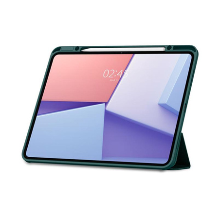 Spigen Urban Fit - Hülle für iPad Pro 13" (M4, 2024) (Mitternachtsgrün)