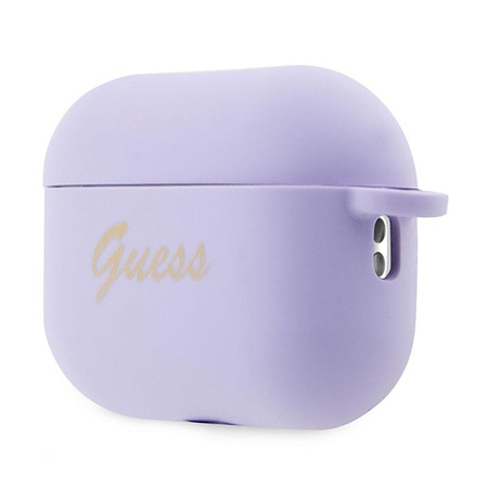 Coeur en silicone Guess - Étui AirPods Pro 2 (violet)