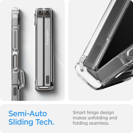 Spigen Ultra Hybrid Pro - pouzdro pro Samsung Galaxy Z Flip 6 (Crystal Clear)