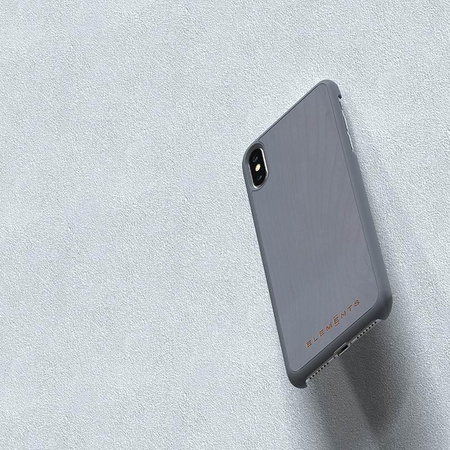 Nordic Elements Original Gefion - Coque en bois pour iPhone Xs Max (Gris moyen)